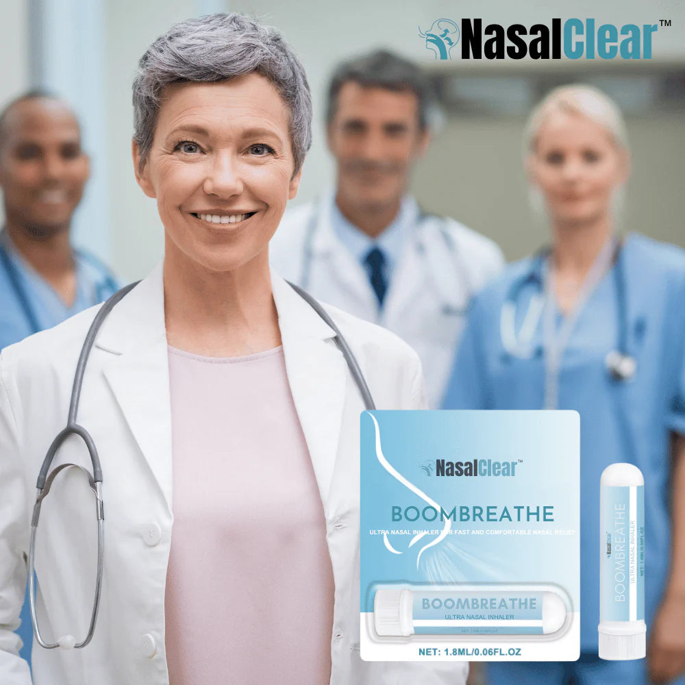 NasalClear™ neusinhalator | Verlicht onmiddellijk verstopte neus, opent de luchtwegen en verbetert de ademhaling!