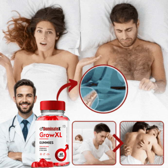 DominateX™ Testosteron Gummies | Vergroten Penis tot 5 cm in slechts 5 minuten!