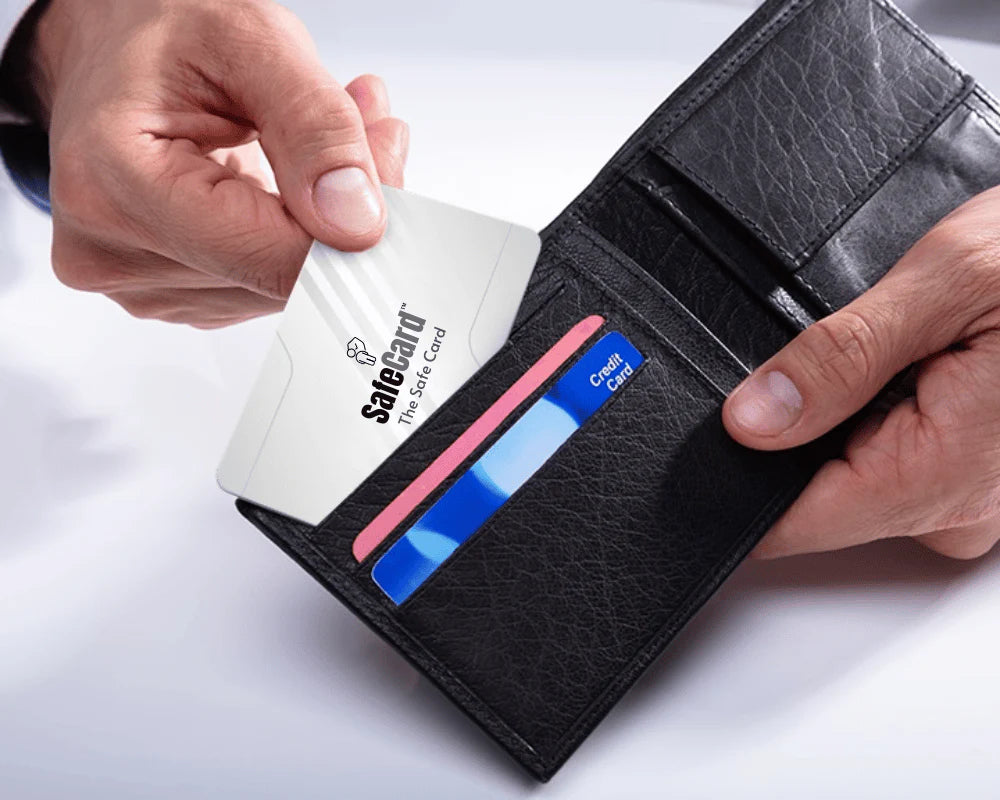 “SafeCard™ RFID Blocking Card Bescherm uw geld, gegevens en gemoedsrust!