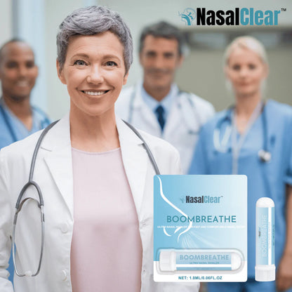 NasalClear™ neusinhalator | Verlicht onmiddellijk verstopte neus, opent de luchtwegen en verbetert de ademhaling!