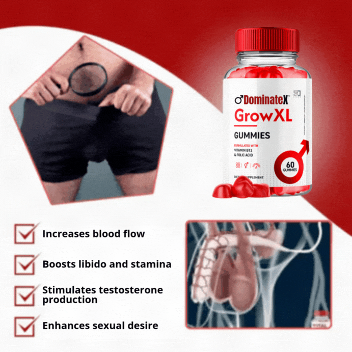 DominateX™ Testosteron Gummies | Vergroten Penis tot 5 cm in slechts 5 minuten!
