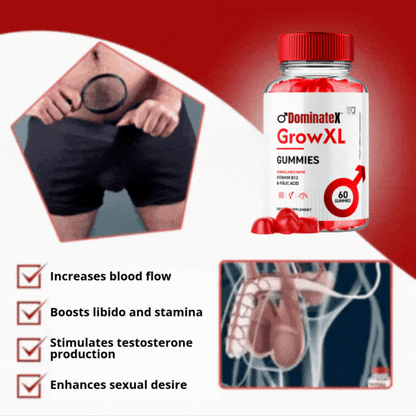 DominateX™ Testosteron Gummies | Vergroten Penis tot 5 cm in slechts 5 minuten!